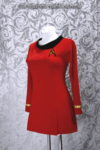 Rotes TOS-Uniformkleid